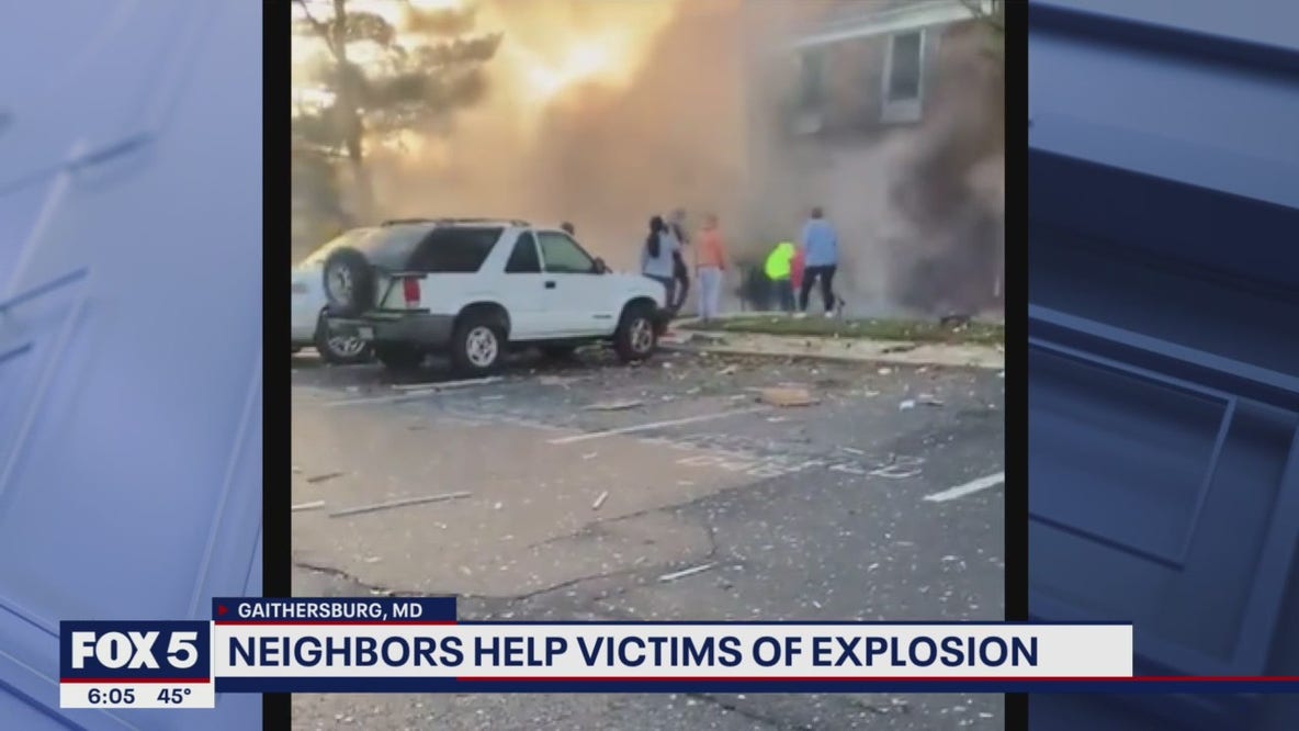Neighbors react to Gaithersburg apartment explosion